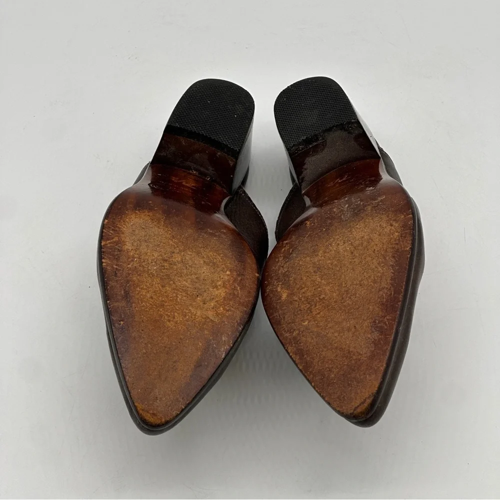 Icon Leather Mules. Size 7.5 - Picture 11 of 11